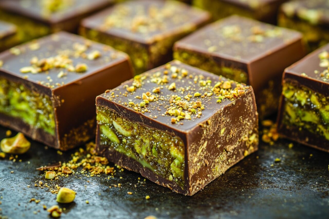 Dubai Schokolade: Luxuriöses Rezept mit Pistazien und Kadayif