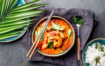 Aromatische Thai-Kokos-Garnelensuppe | Rezept