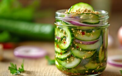 Viral TikTok Gurkensalat Rezept – Frisch & Lecker im Weckglas