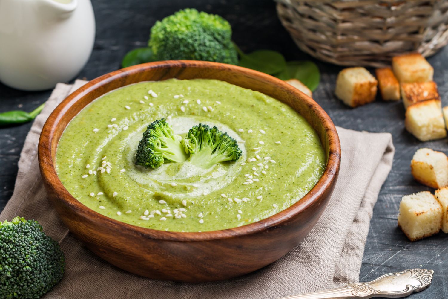 Brokkolisuppe vegan