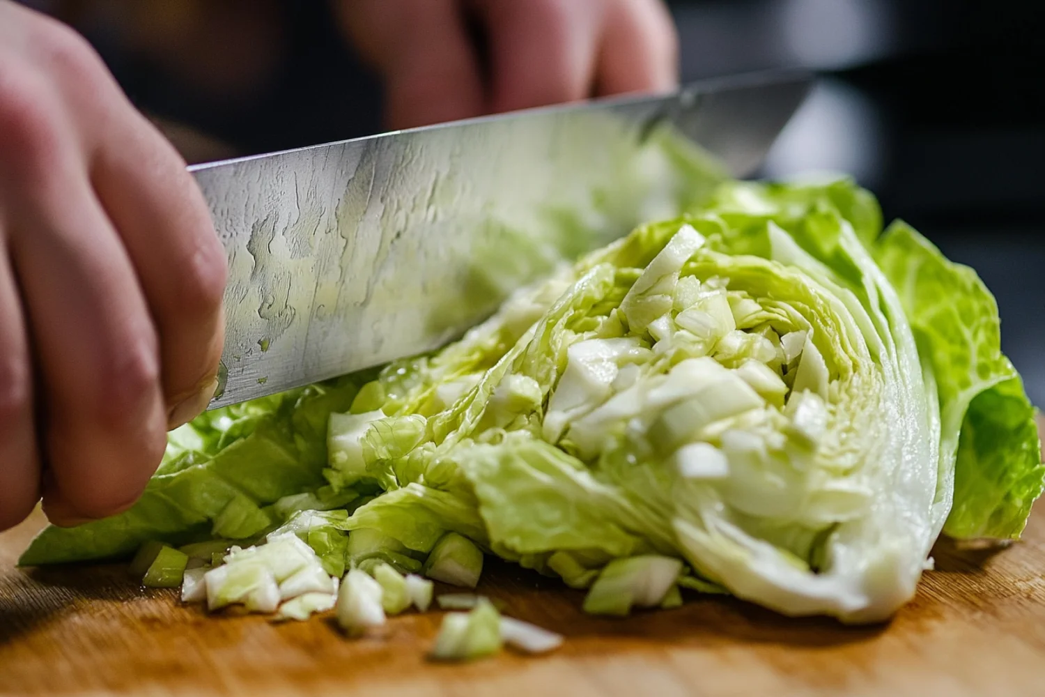 Food Styling mit Eisbergsalat