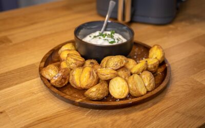 Knusprige Kartoffeln aus der Heißluftfritteuse – einfach & schnell