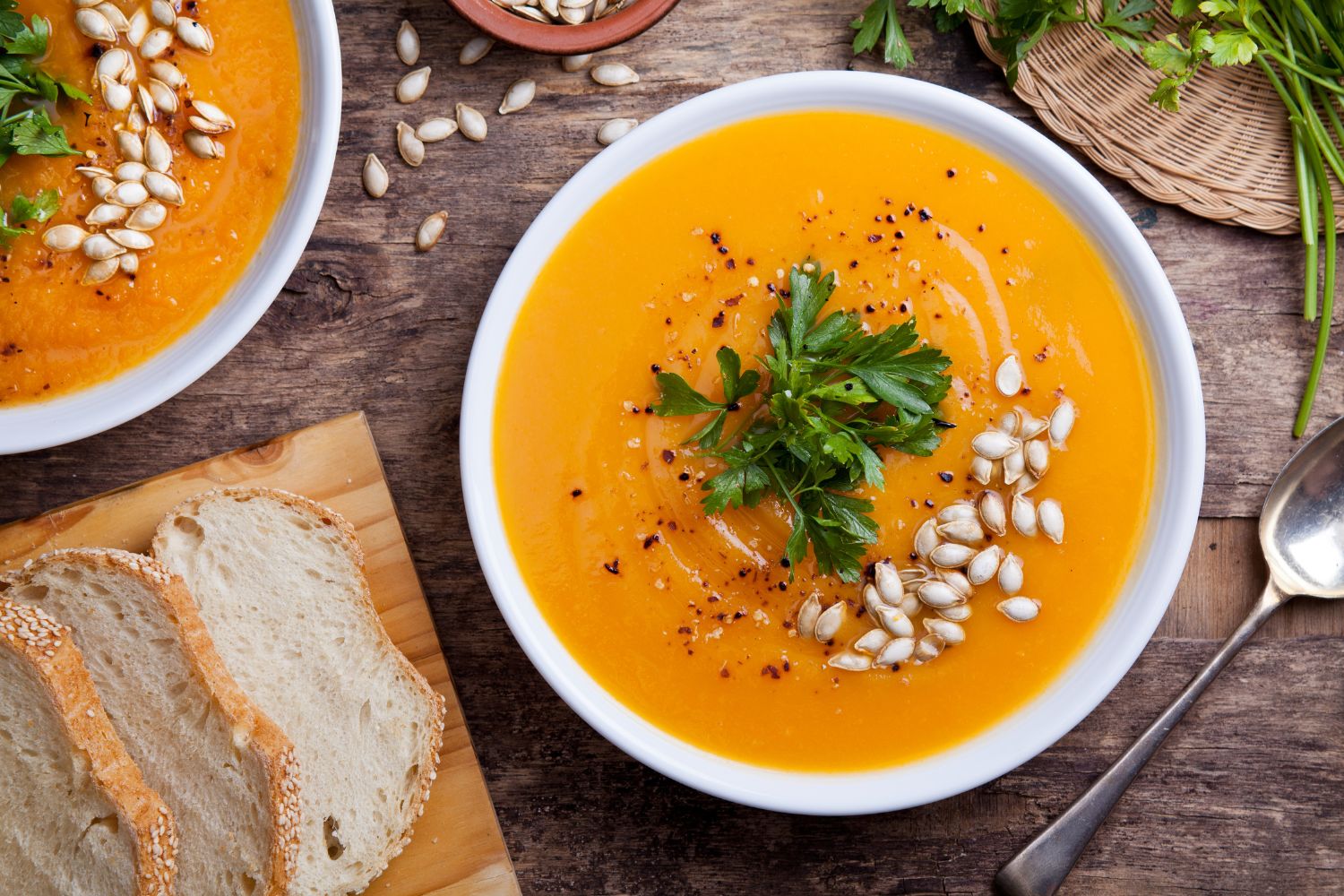 Cremige Kürbissuppe aus dem Thermomix – Einfaches Rezept