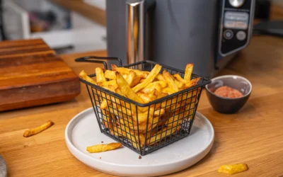 Knusprige Pommes aus der Heißluftfritteuse – Rezept