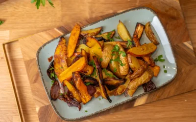 Buntes Ofengemüse im Air Fryer – einfaches Rezept für knusprigen Genuss