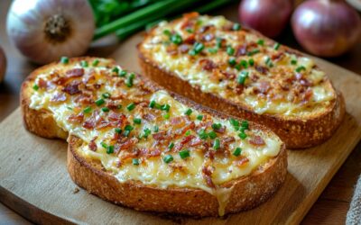 Flammkuchen Toast – Schnelles Rezept für Flammkuchen-Genuss
