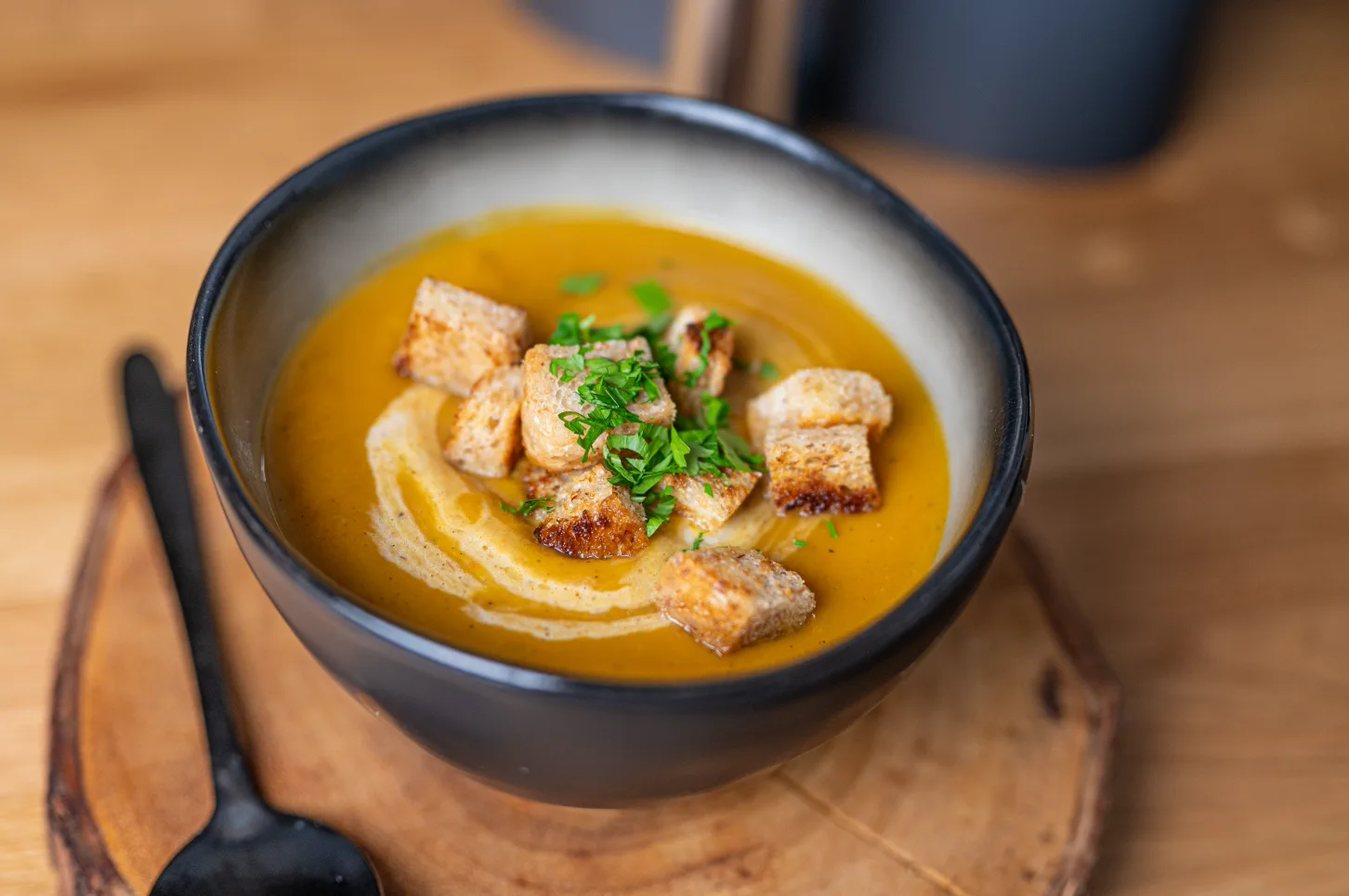 Geröstete Kürbissuppe aus dem Air Fryer – Rezept & Tipps