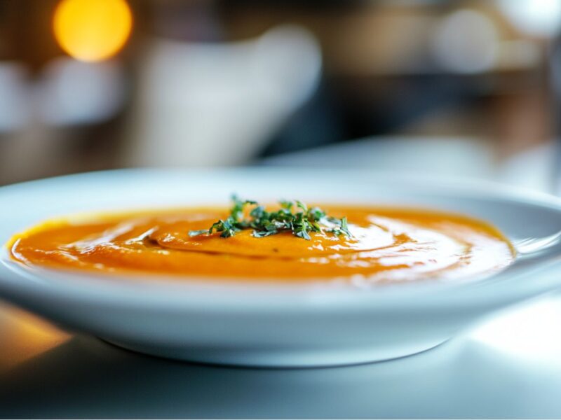 Geröstete Tomatensoße aus der Heißluftfritteuse