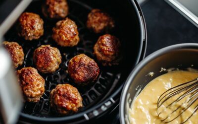 Hackbällchen in der Heißluftfritteuse – Knusprig & Saftig