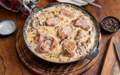 Schweinefilet im Speckmantel mit Pilzsoße – Rezept & Anleitung
