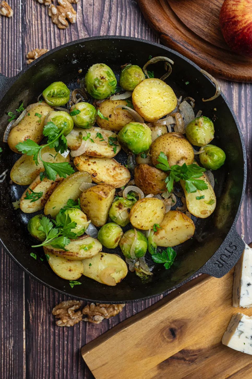 Rosenkohl Kartoffel Pfanne