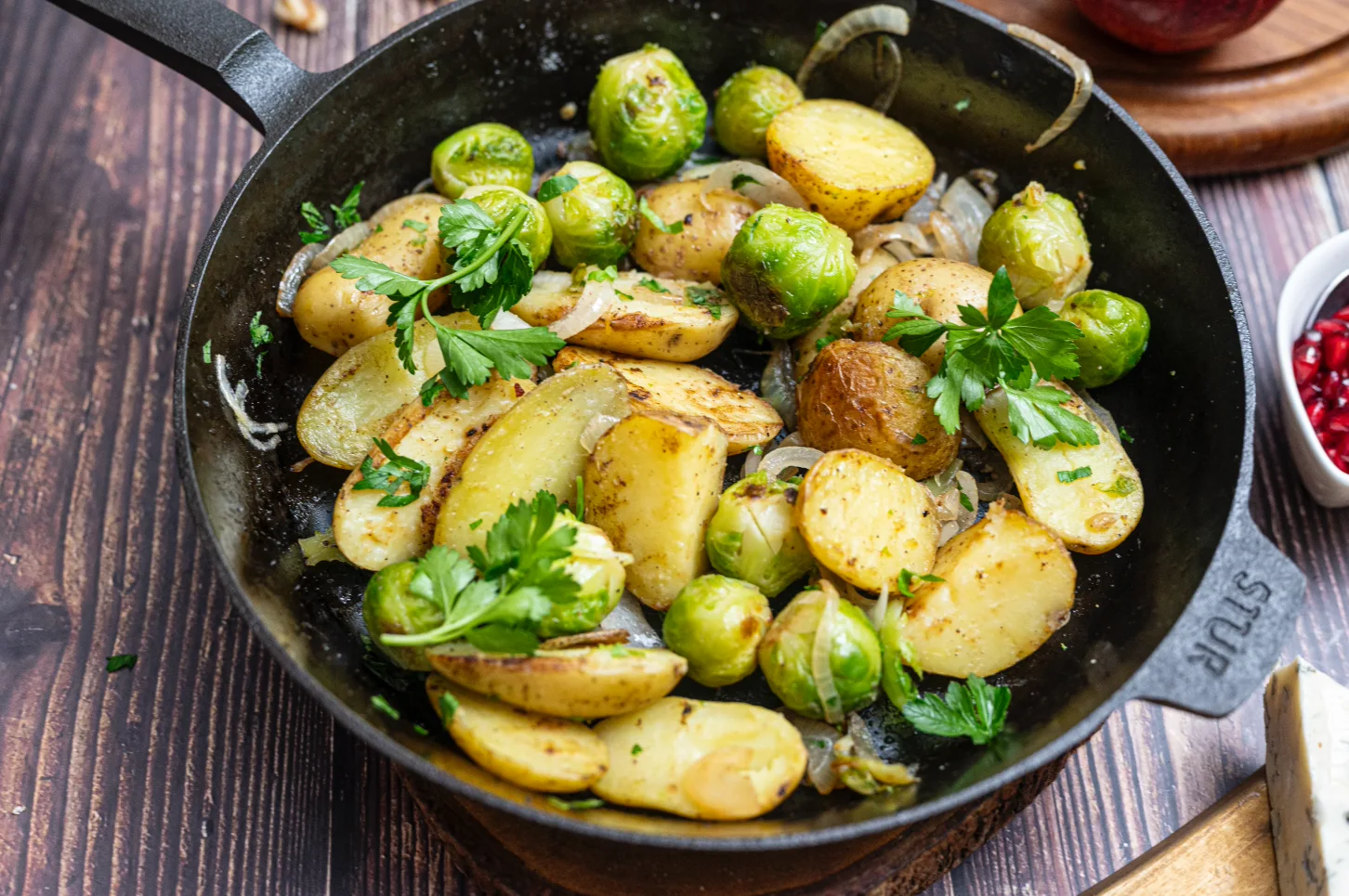 Rosenkohl-Kartoffel-Pfanne Rezept – Knusprig & Einfach | Wintergericht