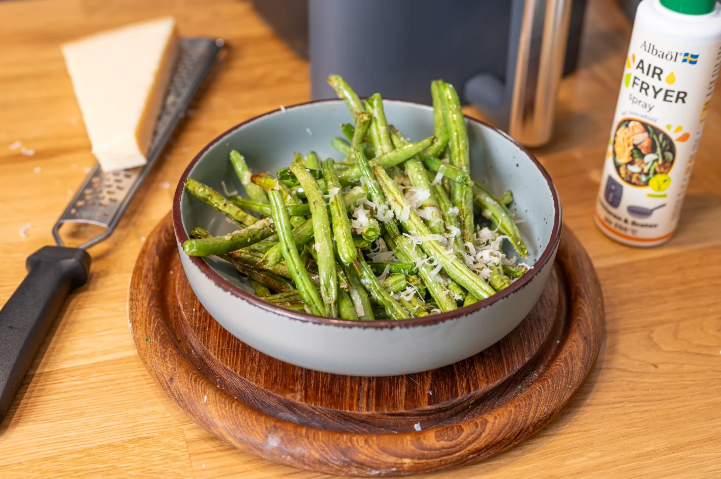 Grüne Bohnen aus der Heißluftfritteuse – Knusprig & lecker