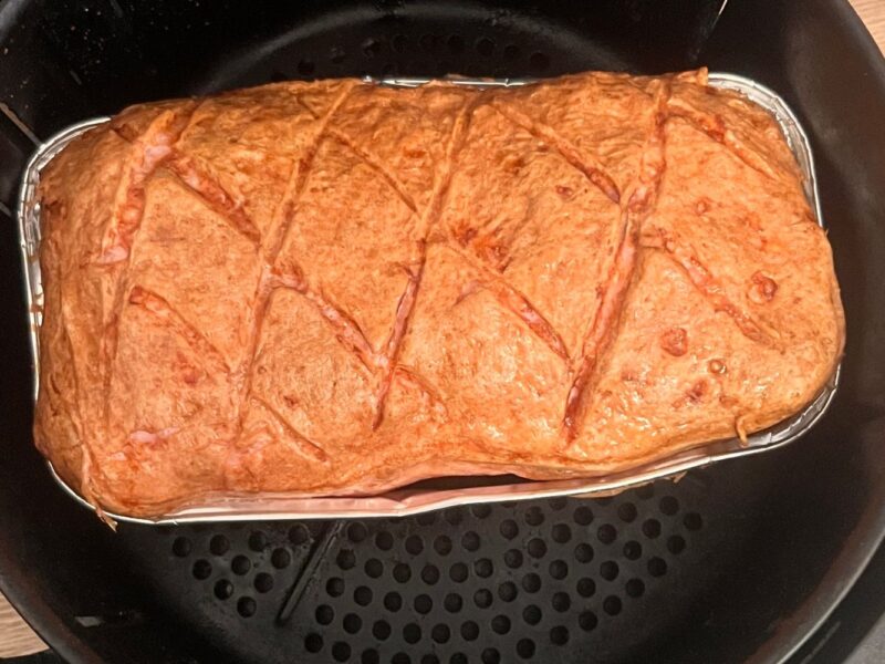 Leberkäse aus der Heißluftfritteuse