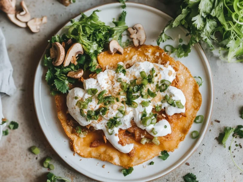 Langos aus der Heißluftfritteuse