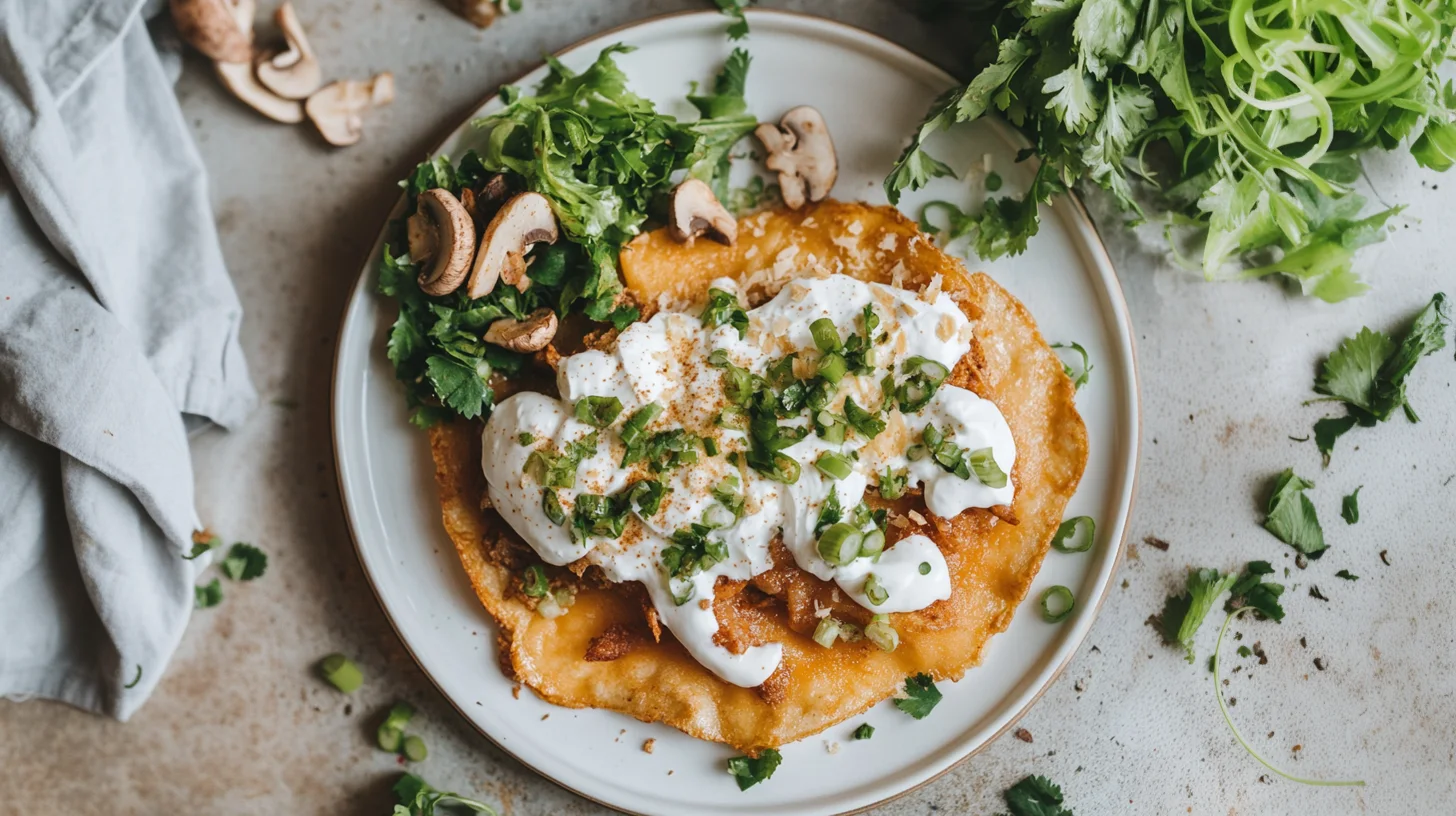 Langos aus der Heißluftfritteuse – Fettarm und Knusprig