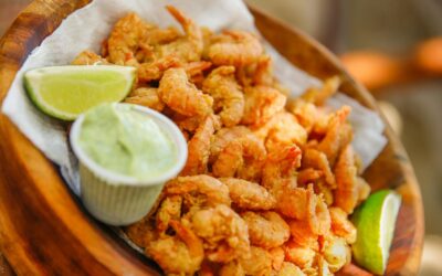 Garnelen aus der Heißluftfritteuse – einfach & knusprig