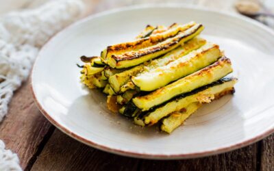 Zucchini-Pommes aus der Heißluftfritteuse – Rezept