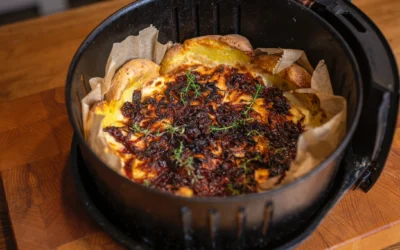 Baked Potato Tarte aus dem Airfryer & Heißluftfritteuse