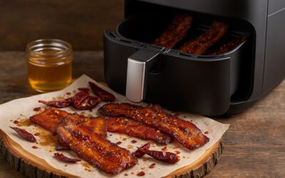 Bacon Honig Chili Chips aus der Heißluftfritteuse