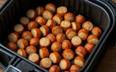 Currywurst Heißluftfritteuse – Knusprig & schnell