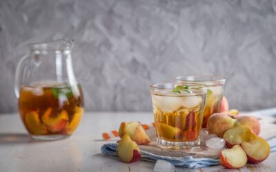 Pfirsich-Eistee mit Minze – Erfrischend & Einfach